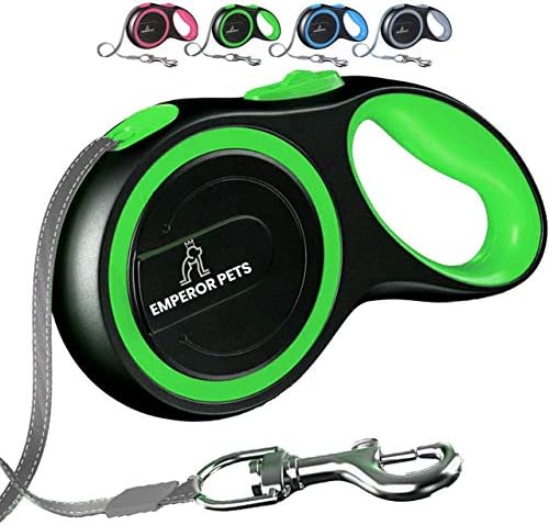 Emperor Pets 26 ft Retractable Dog Leash Large Dogs - Up to 110lb, Large Dog Leash Heavy Duty Dog Leash Retractable 26 ft, Dog Leashes for Large Breed Dogs, Dog Leashes for Medium Dogs -GN26