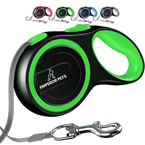 Emperor Pets 16 26 ft Retractable Dog Leash for Large Dogs - Up to 110lb, No-Slip Handle, Easy Lock | Heavy Duty Dog Leash Retractable, Dog Retractable Leash, Dog Leashes for Large Breed Dogs -GE26
