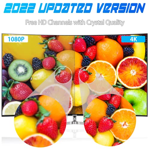 Tv Antenna - Tv Antenna For Smart Tv Indoor With Signal Booster, Digital Antenna For Smart Tv And All Older Tv - 16Ft Coax Hdtv Cable Support 4K 1080P And All Tvs #TOP1