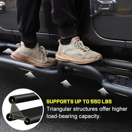 Estribos para Jeep Gladiator 2020-2026, acero carbono miniatura 6