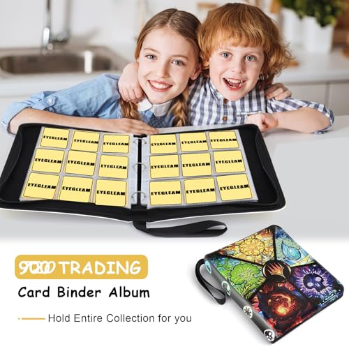 Image of Card Binder for MTG /TCG,9 Pocket Trading Card Binder for YGO /PTCG,Holds 720 Cards,Collector Card Album for Standard Game Cards,Toys Gifts