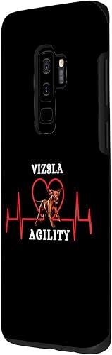 Miniatura 2 de Galaxy S9+ Dog Agility - my heart beats for Vizsla Agility Case