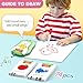 Reusable Writing & Drawing Talking Flash Cards for Toddlers168 Phonics Learning Cards with 8 Color Pens, Montessori Sensory Toys for Autism, Speech Therapy Preschool Education for Kids.