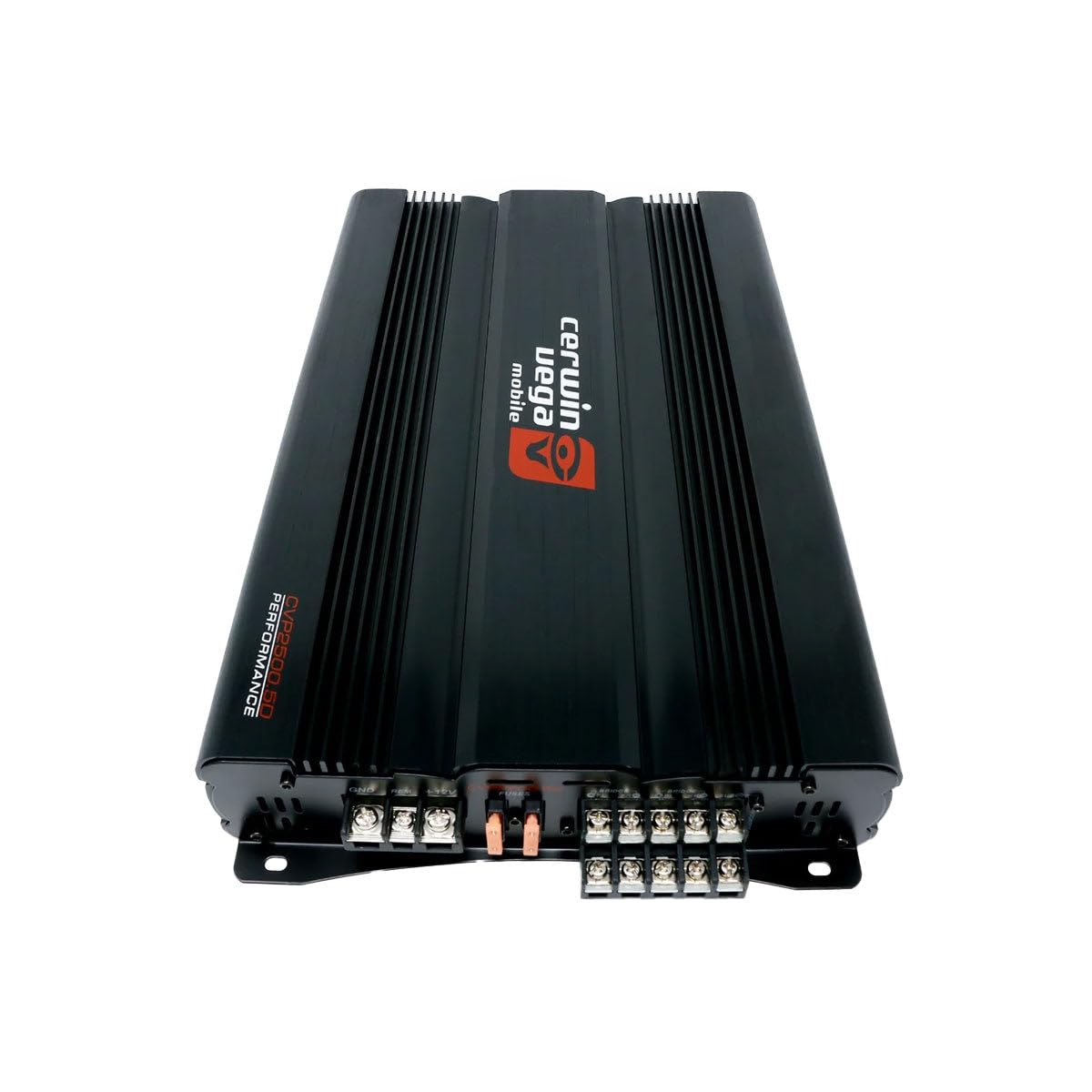 Cerwin-Vega CVP Series 5-Channel Class AB Amplifier | CVP2500.5D | 85W x 4 at 2? + 300W x 1, High-Power, Low-Distortion Audio Performance