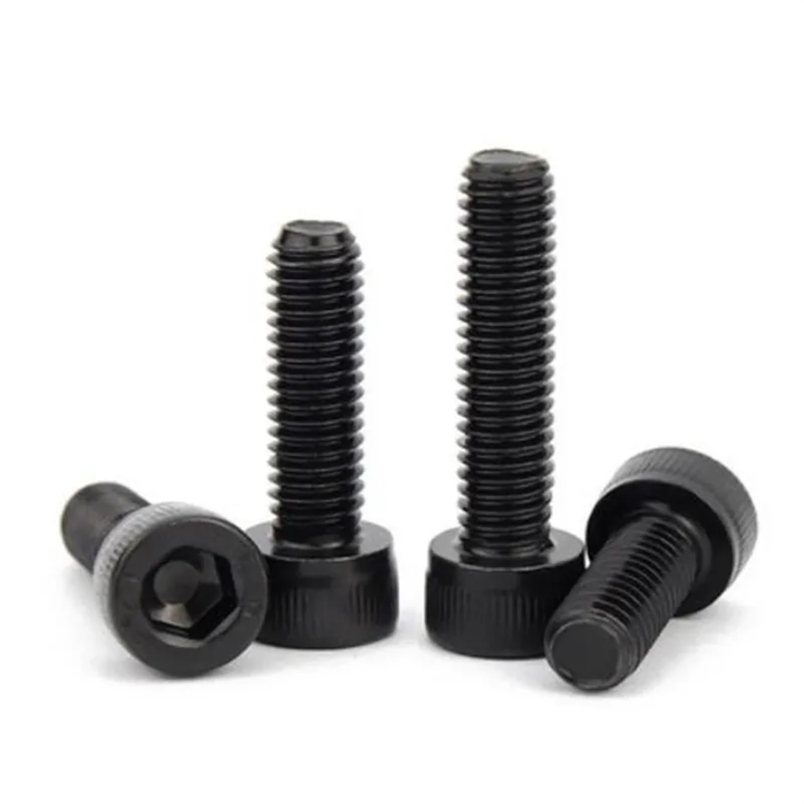 bulloni a testa esagonale, 50 viti DIN912 12.9 nere a esagono incassato con testa a brugola(9mm,M2.5)