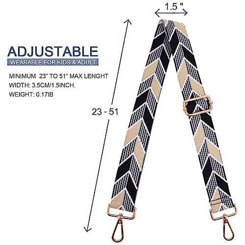 Image of Replacement Purse Strap Shoulder Strap Adjustable Crossbody Strap for Women Crossbody Wide Shoulder Bag
