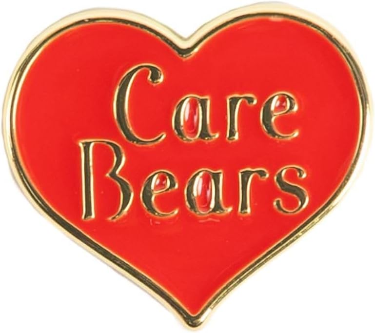 Lug Care Bears Novelty Charm, CARE BEARS HEART - Easy Slide-On Bag Accessory for Charm Bar Silhouettes