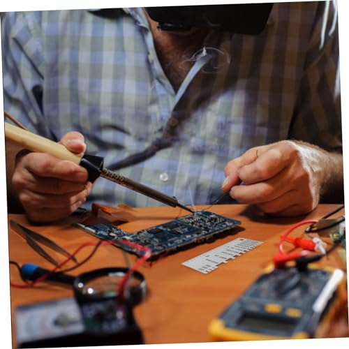 Juego de 2 Calibradores de Grosor de Cable de Acero Inoxidable para Medición Precisa de Metal, Medidor Doble para Soldadura, Inspección de Láminas y Alambres para Manualidades y Proyectos DIY miniatura 3