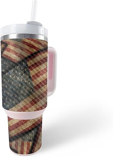 Miniatura 5 de MightySkins - Skin de fibra de carbono compatible con Stanley The Quencher H2.0 FlowState vaso de 40 onzas, Unicorn Dream, acabado de fibra de