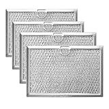 4Pcs 5304464105 5304509444 Frigidaire Microwave Grease Filter, 5'x7-5/8'x3/32' Compatible with WB06X10608 5304517871 4920114 AP6809087 PS12585760 EAP12585760 by TOMOON