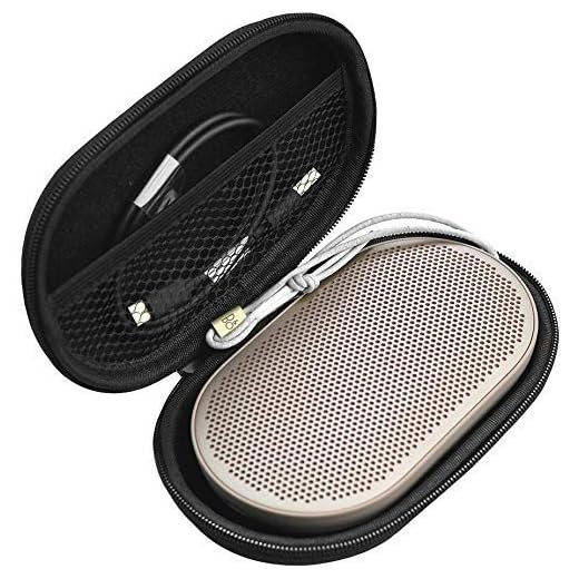 Taoric Förvaringsfodral/skyddsfodral för Bang & Olufsen Beoplay P2 högtalare (svart)