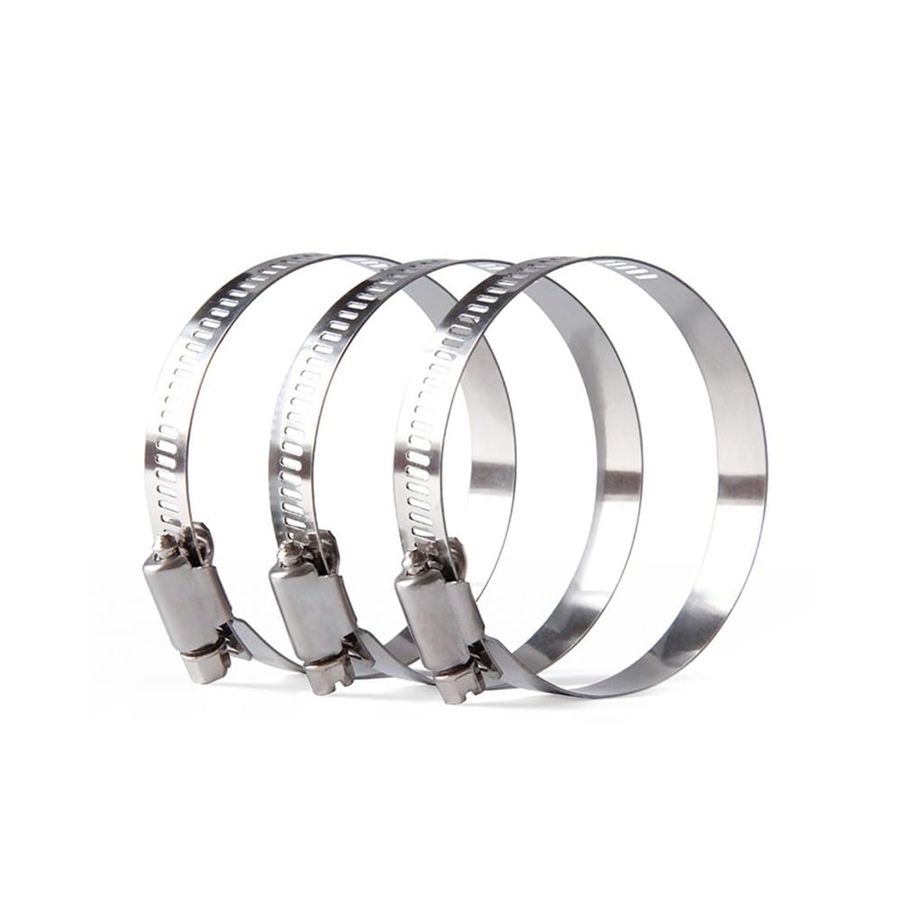 Weoodoer One Color 10Pc Hose Clamp Adjustable Drive Fuel Line Worm Size Clip Hoop