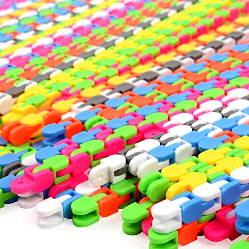 Lorspock 46-Pack 24 Links Wacky Tracks Toys, Puzzle Toy, Snap and Click Snake Click Sensory Toys,Bulk Fidget Toy Party Bag Fillers - Image 4