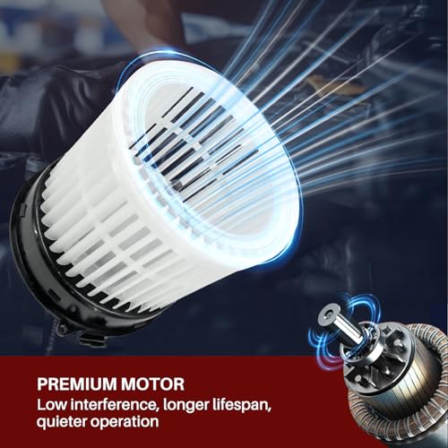 Image of 700285 AC Heater Blower Motor Fan Assembly Fit for Nissan Versa 2012-2017， for Nissan Versa 2014-2017 Note 272263AN0A