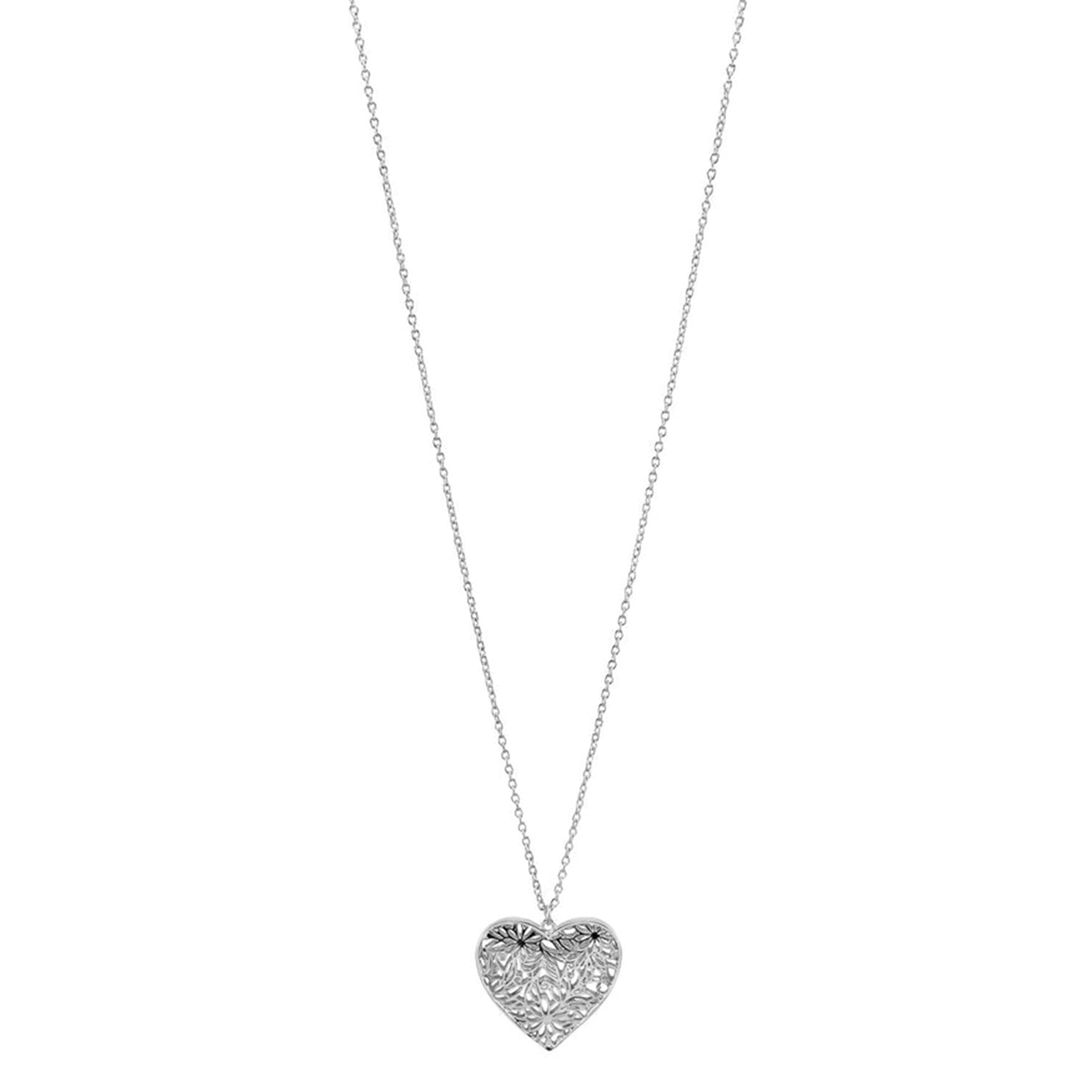 DAUPLAISE Jewelry Heart Pendant Necklace for Women, 18" Lightweight Chain, Gift-Ready, Elegant and Versatile Design
