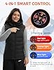 TODWARM Women's Heated Vest with Battery Pack Included 16000mAh/7.4V | 15-Zone Winter Warm Heating Vests with Detachable Hood #3