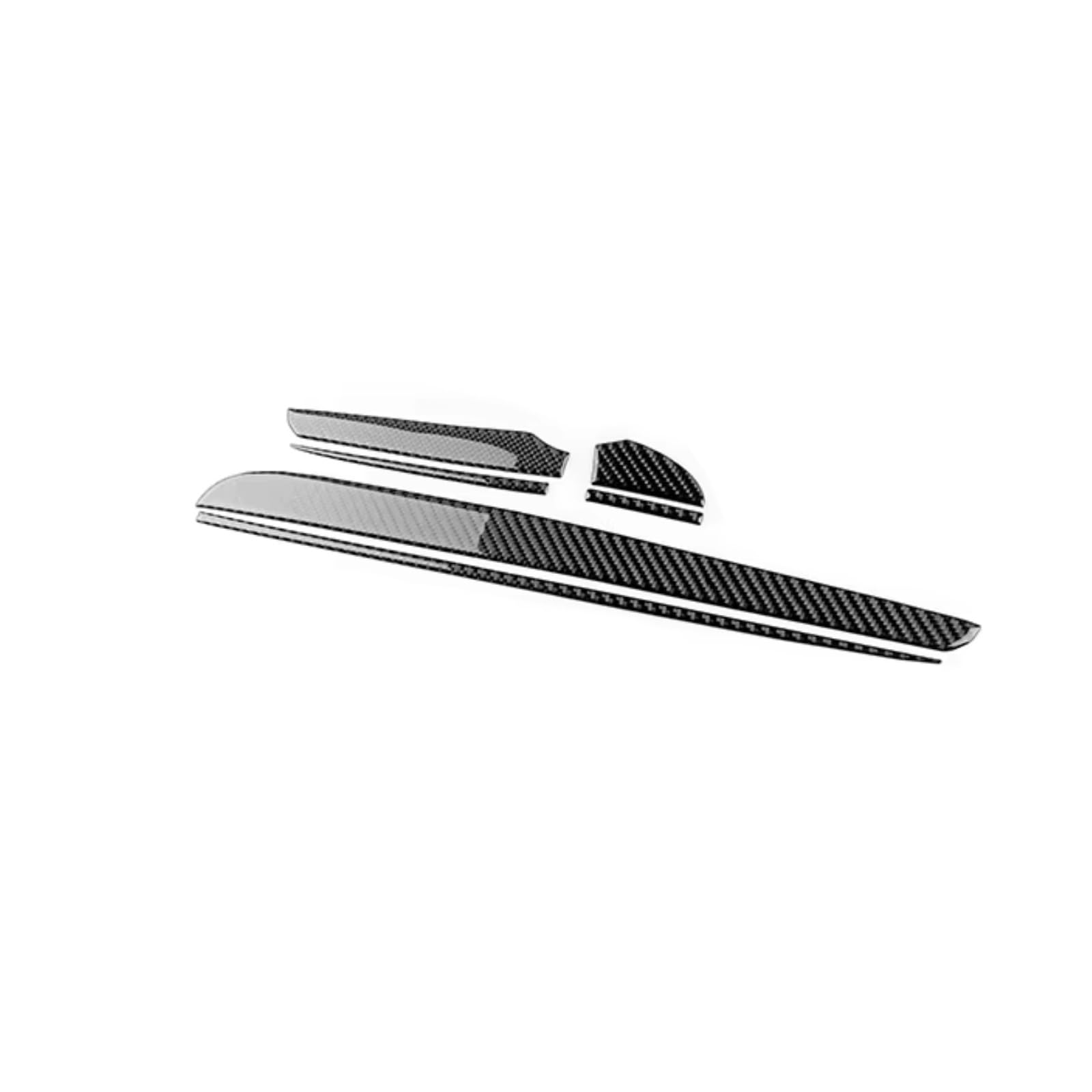 Decoration Auto Interior Compatible with Chrysler 300 300C 2011 2012 2013 2014 Car Carbon Fiber Interior Trim Stickers Driver Passenger Side LHD RHD