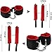 Adult Sex Toys Plush Leather Handcuffs Collars,Bed Ties Restraints Neck to Wrist Restraints Rope kit,Adjustable Bondage Gear & Accessories,Couple SM Sex Game Tool Yoga Sweater J2