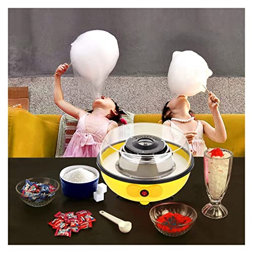 WYFX 2021 Verbesserte Zuckerwattemaschine, Mini Elektrische Zuckerwattemaschine mit Spritzschutz, Lebensmittelechtes… – Bild 3