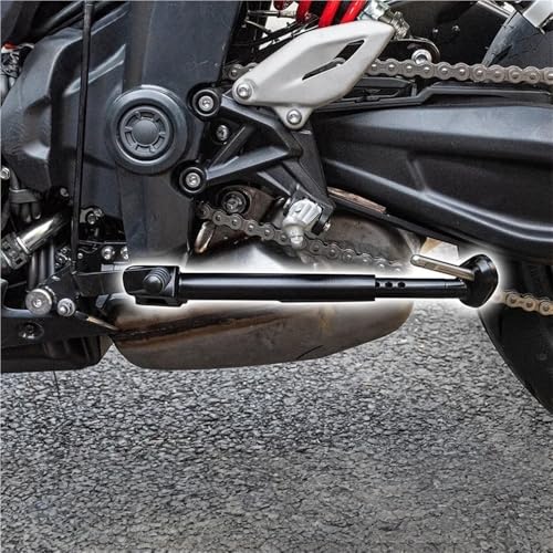 Béquille latérale moto réglable en hauteur pour YZF-R3 noire - 2