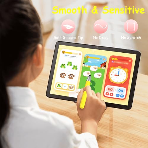 Image of Tobfit Kid Stylus Pens for Touch Screens, Kid Tablet Stylus Pen Universal Children's Compatible with Samsung, Kindle, iPad, iPhone, Android, Microsoft,