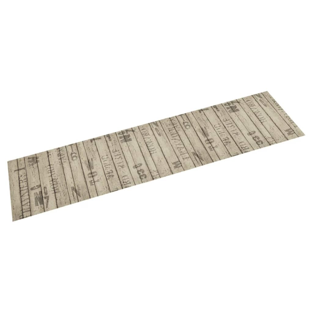 Tapis de cuisine en velours 60 x 300 cm avec dos antidérapant
