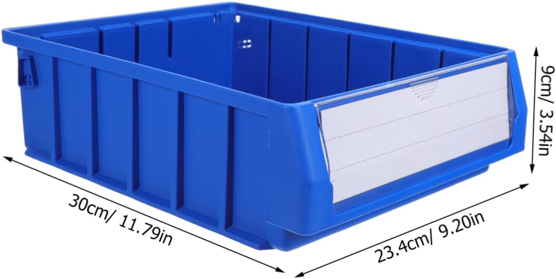 Gadpiparty Portable Plastic Tool Storage Box with Divided Grid Design, Small Parts Organizer for Hardware and Craft Pieces, Compact Compartments Storage Case for Home Workshops and Desktop