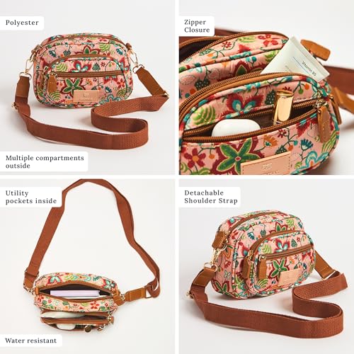 Image of Chumbak Shehar Mini Sling | Phone Sling Bag for Women and Girls | Crossbody Pocket Purse Bag | Adjustable Strap | Mini Makeup Pouch