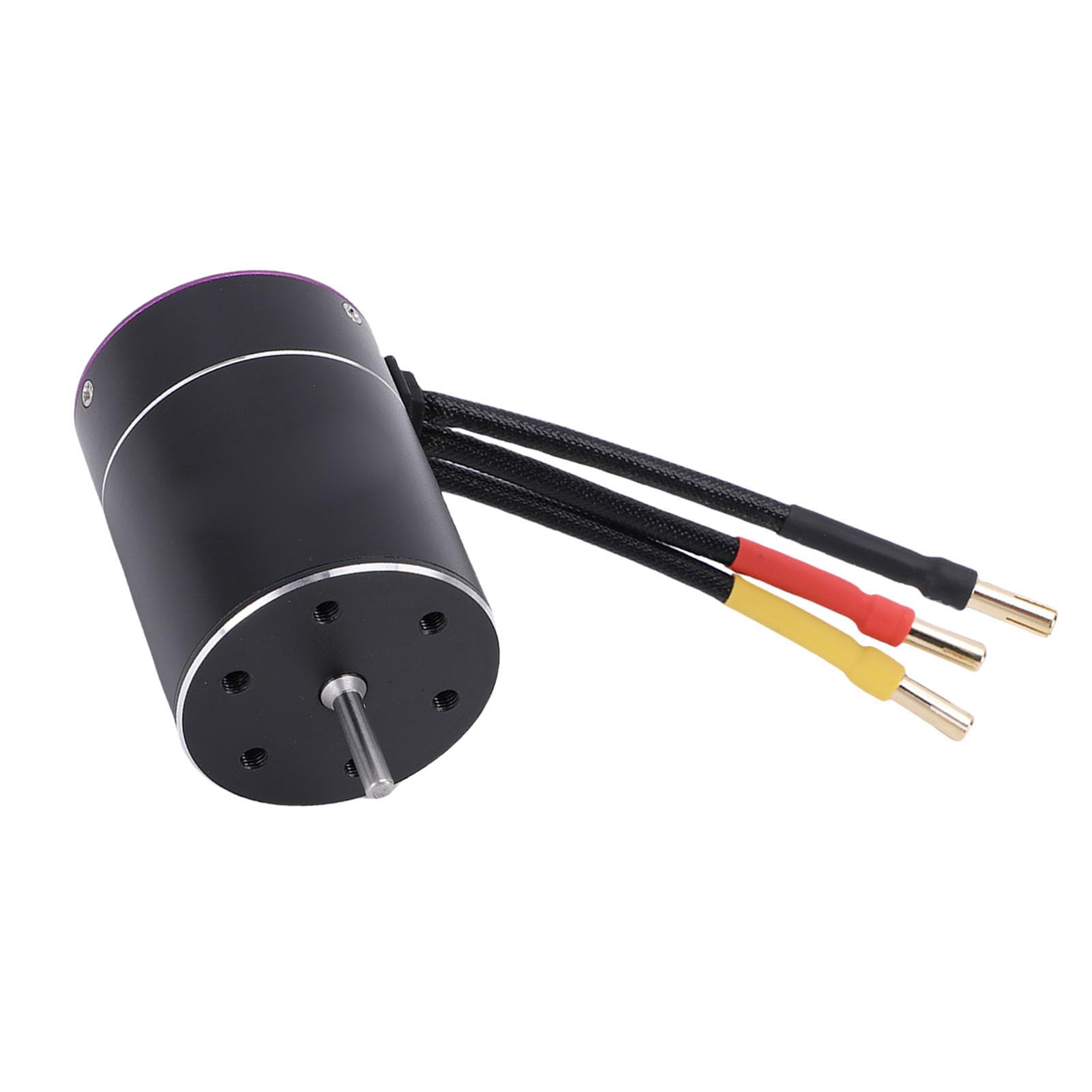 3650 4300KV Motor sin escobillas Motor de alta velocidad RC coche barco piezas púrpura negro