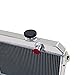 KUNTAUTOS Aluminum Radiator for 1974-1985 Toyota Corolla KE30 KE35 KE55 KE38 KE70 1.6L 1.8L Manual (3 Row Radiator)