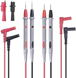 1000V 20A Multimeter Test Leads Probes Banana Plug, 2set Digital Multimeter Probes Electrical Test Probe and 1set Alligator Clips
