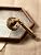 SORWDUERM 1 Pack Antique Brass Door Lever Passage Door Levers Interior Door Handle for Hall and Closet,Zinc Alloy