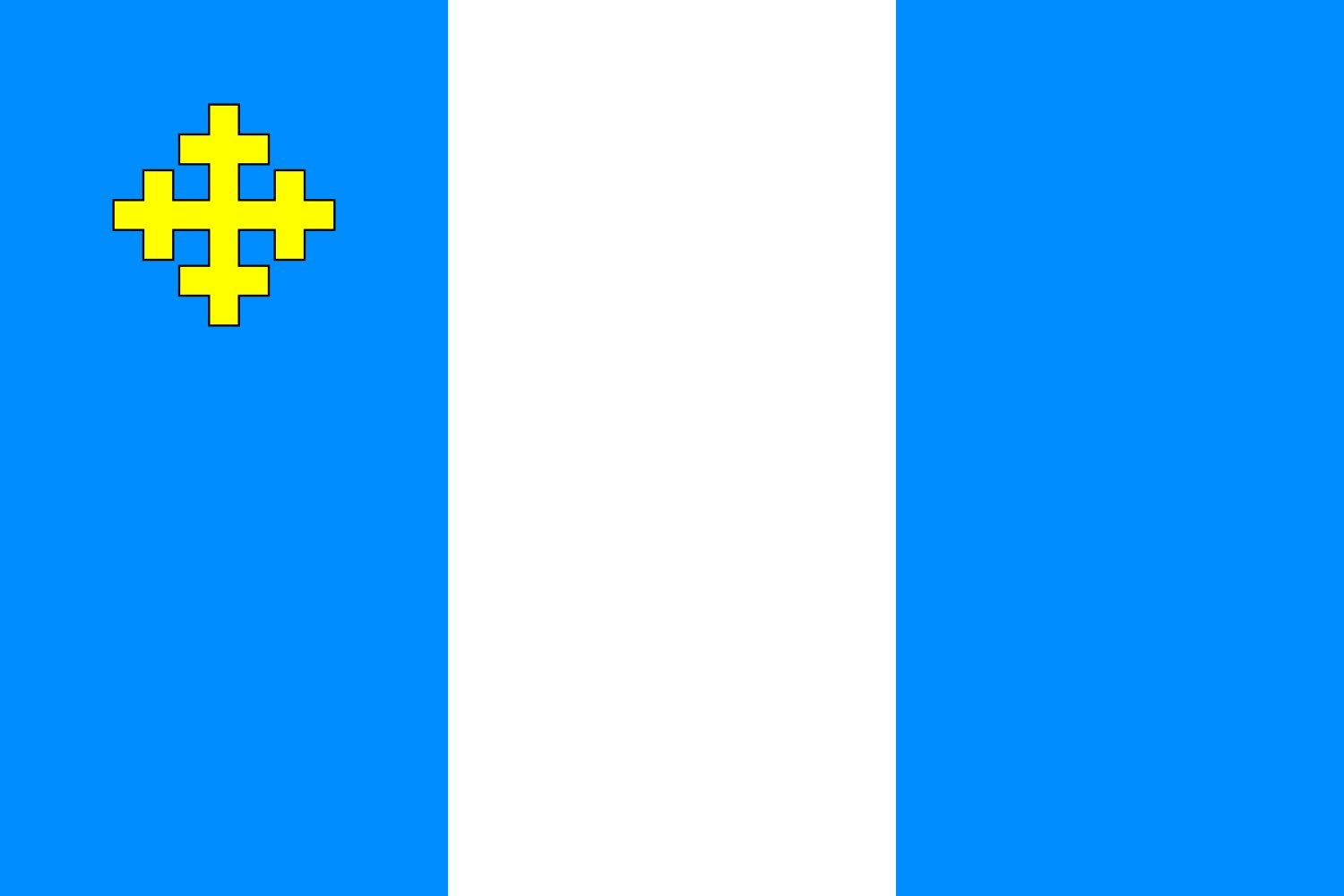 Drapeau District Rezina grand format Moldova tissu résistant extérieur