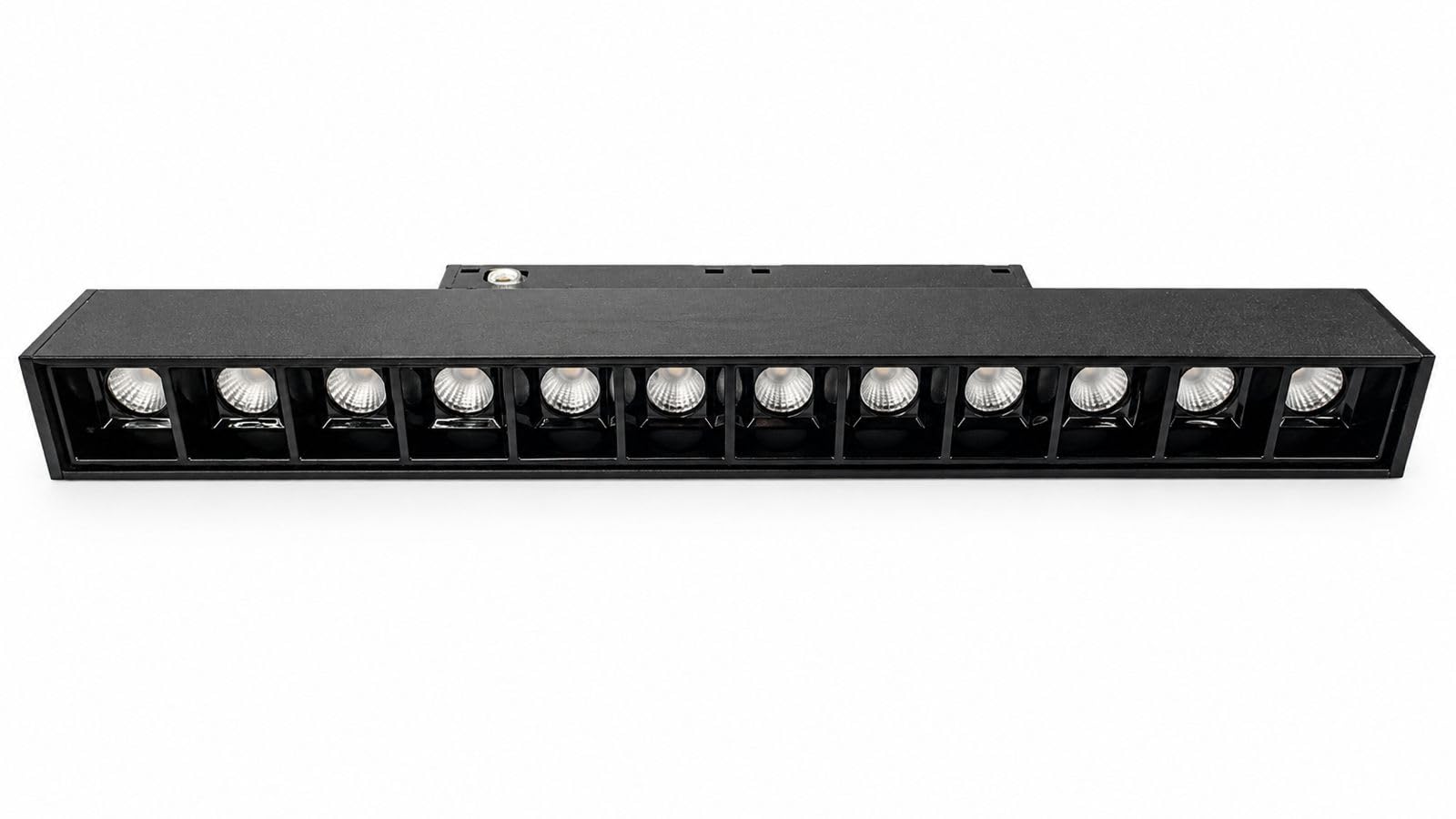 LED Linear Track Light 12 Head Magnetic Track Spotlight Bar, Adjustable Black Track Lighting Fixture for Ceiling, Recessed Track System Compatible, Cool White Commercial Home Lighting-picture-24