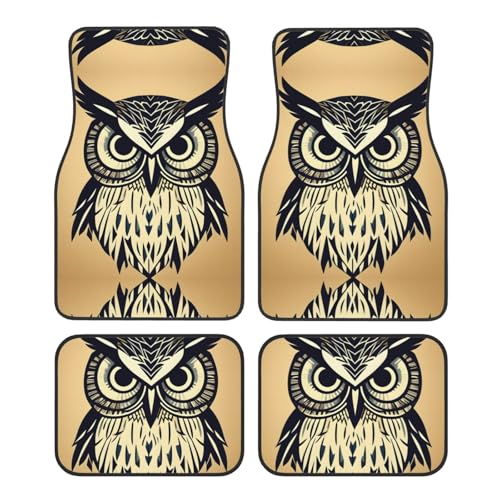 Tapis de sol voiture motif hibou pour embellir vos trajets quotidiens