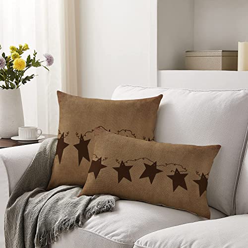 HODKHNO-Throw-Pillow-Covers-12×20-Inch-Vintage-Primitive-Rusty-Stars-Home-Decor-Pillowcase-Cushion-Case-Lumbar-Pillow-Cover-for-Couch-Bed-Sofa HODKHNO Throw Pillow Covers 12×20 Inch Vintage Primitive Rusty Stars Home Decor Pillowcase Cushion Case Lumbar Pillow Cover for Couch Bed Sofa