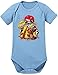 Produktbild Touchlines Unisex Baby Ronald Zombie Clown Body, Blau (SkyBlue 11), 74