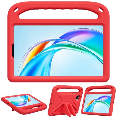 Coque Honor Pad X7 rouge protège l'écran des chutes d'enfants