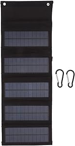 Amazon.com : 50W Portable Solar Panel Bag Monocrystalline Silicon 5 ...