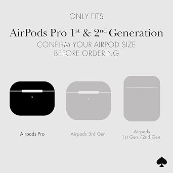 kate spade new york AirPods Pro 2nd/1st Case - Hollyhock Cream
