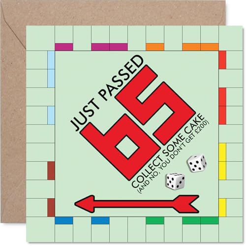 Carte anniversaire humoristique 65 ans