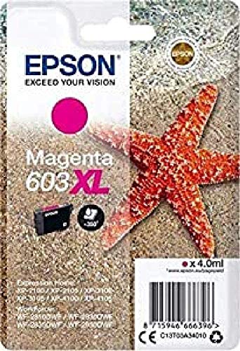 Epson 603XL magenta évitez les pannes d'encre avec la cartouche haute capacité