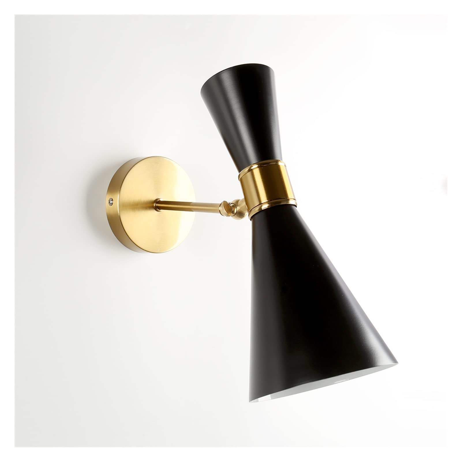 Lámpara de pared, Lámparas de pared LED Iluminación Interior Cabecero dorado Vestidor Muebles de sala Decoración de la casa Espejos en V Aplique de dormitorio, Lámpara de pared moderna Comfortable