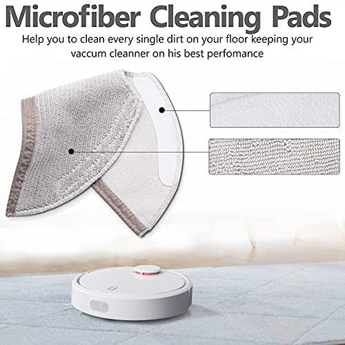 Wischtücher, 5 Stück, komplett abdeckend, für Staubsauger für Xiaomi Roborock S4/S5/S50/S51/S55/S5 Max, S6 MaxV/S6 Pure, Q7 MAX/Q7 MAX+, Q8 Max/Q8 Max+, Q5 Pro/Q5 Pro+, Mopp-Zubehör Ersatzteile-Sets – Bild 4