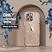 Choiche Compatible for iPhone 16 Pro Max Case Women Phone Case, Cute Bling Sparkly, Military Grade Protection, 3 Diamond Camera Lens Covers, 2 Tempered Glass Protectors, 6.9 inch (Glitter Clear)