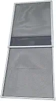 Tela Mosquiteira Regulável Para Portas E Janelas 70cm até 130cm Alumínio Reforçado (Branco)