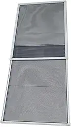 Tela Mosquiteira Regulável Para Portas E Janelas 70cm até 130cm Alumínio Reforçado (Branco)