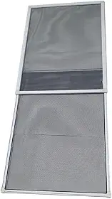 Tela Mosquiteira Regulável Para Portas E Janelas 70cm até 130cm Alumínio Reforçado (Branco)