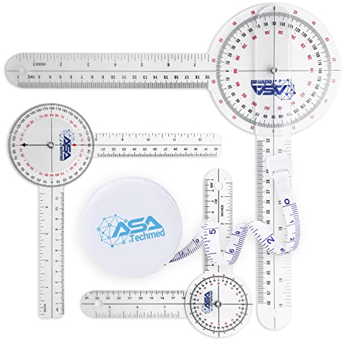 Set de Goniómetros ASA TECHMED 4 Piezas con Cinta Métrica miniatura 1