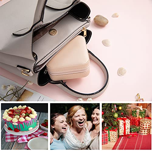 Kelofon Travel Jewelry Case Small Organizer Box For Girls Women With Mirror #TOP6